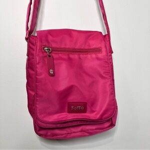 Totto Telga handbag crossbody bag hot pink small size